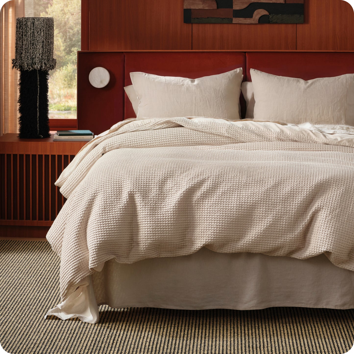 PureWoven™ Cotton Waffle Weave Duvet Cover