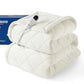 Quilted Sherpa Fleece Heated Blanket