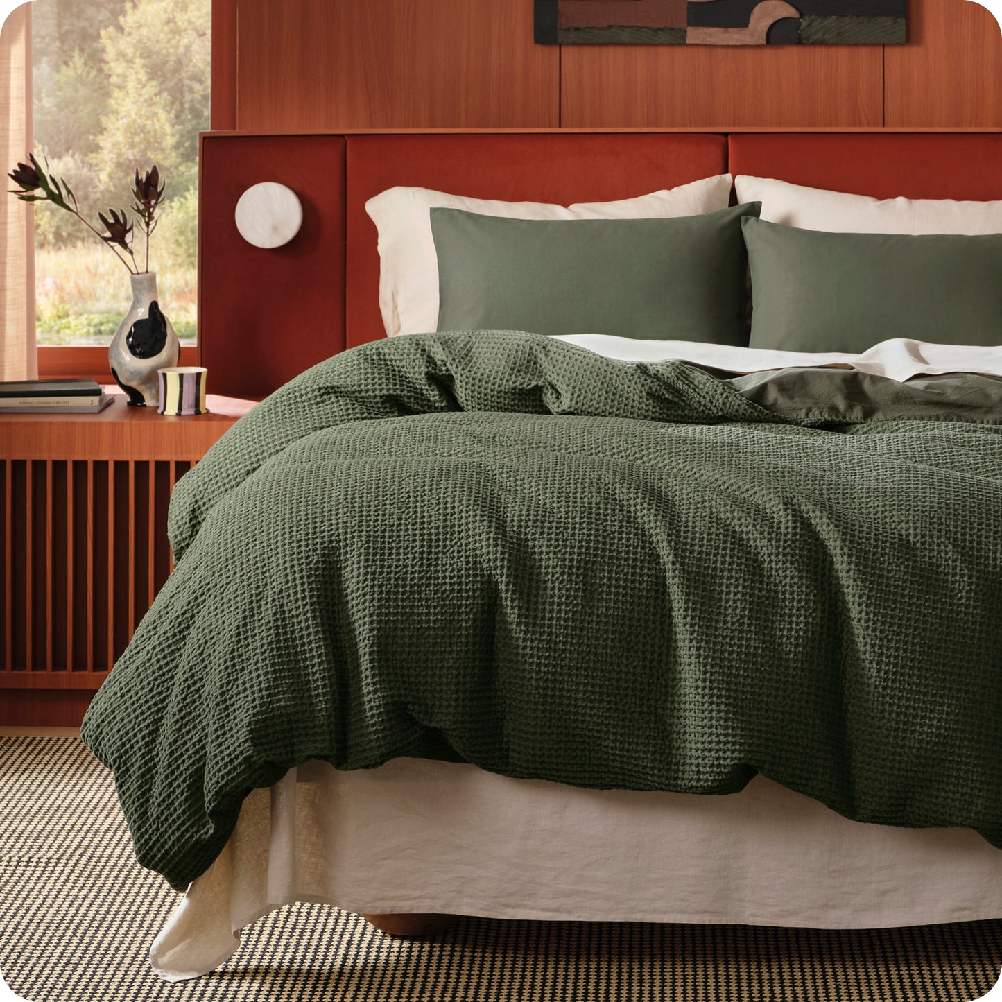 PureWoven™ Cotton Waffle Weave Duvet Cover