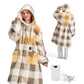 GentleSoft® Heated Faux Cashmere Blanket Hoodie