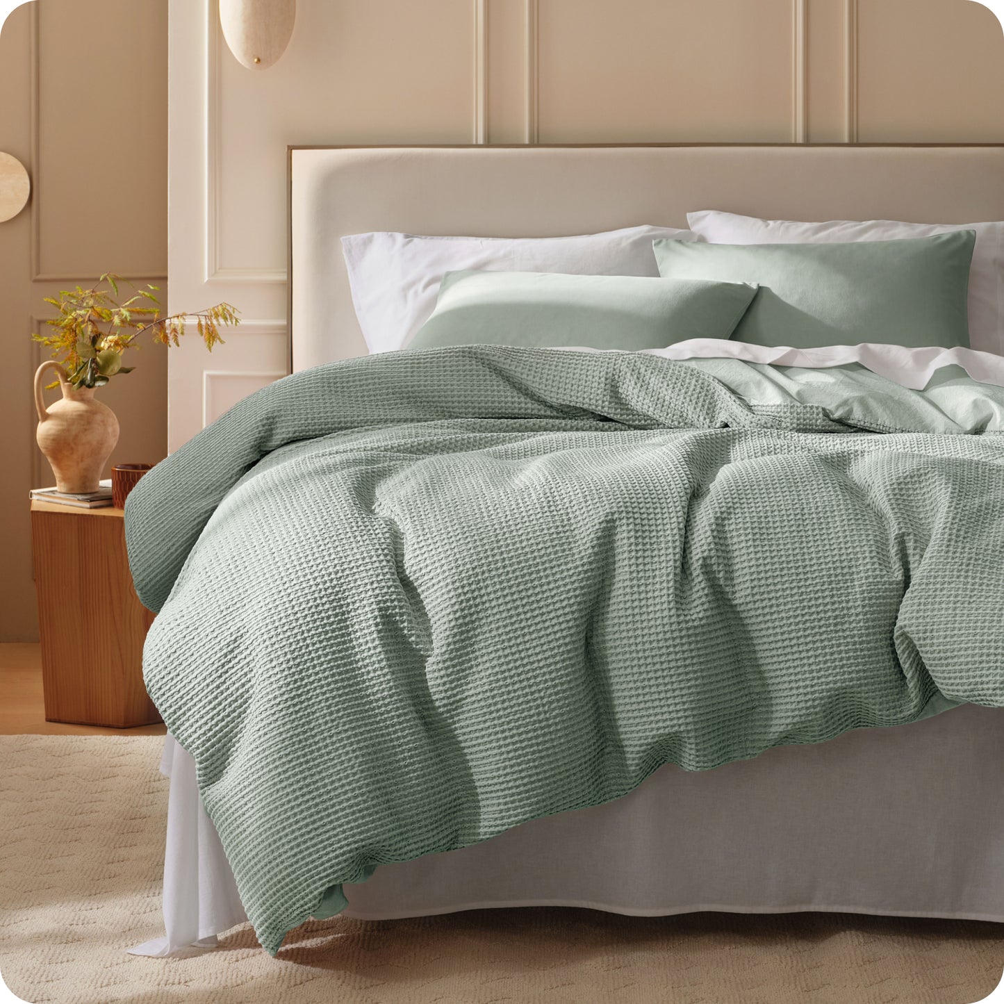 PureWoven™ Cotton Waffle Weave Duvet Cover