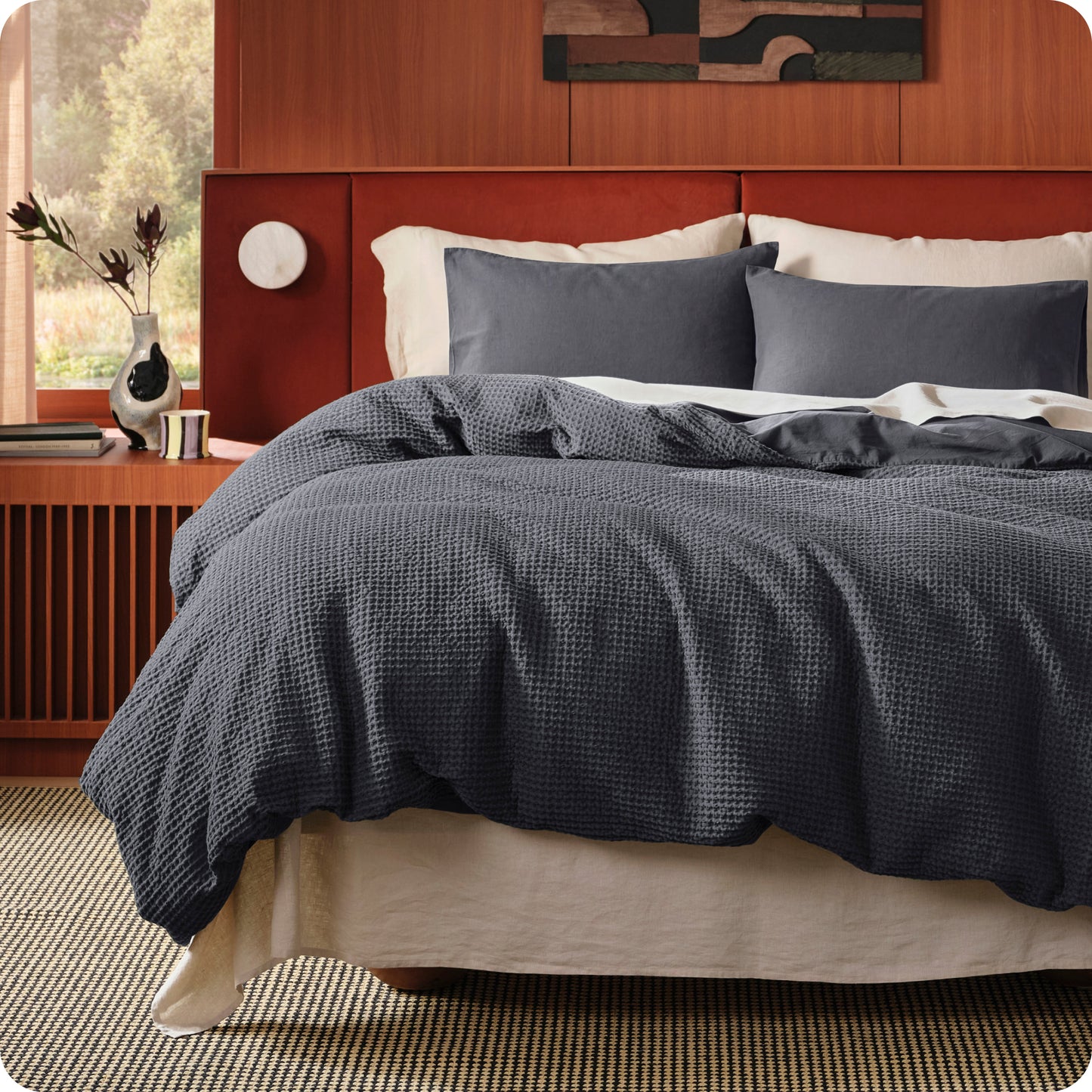 PureWoven™ Cotton Waffle Weave Duvet Cover