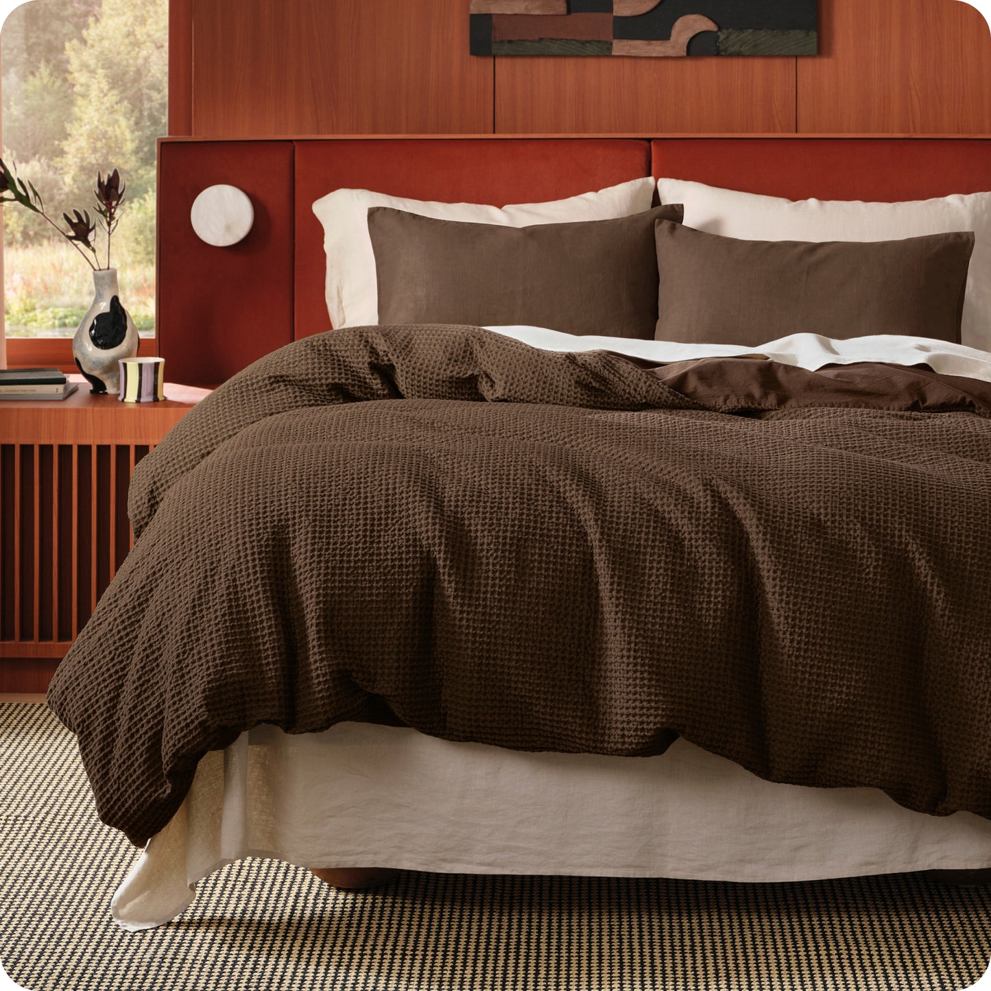 PureWoven™ Cotton Waffle Weave Duvet Cover