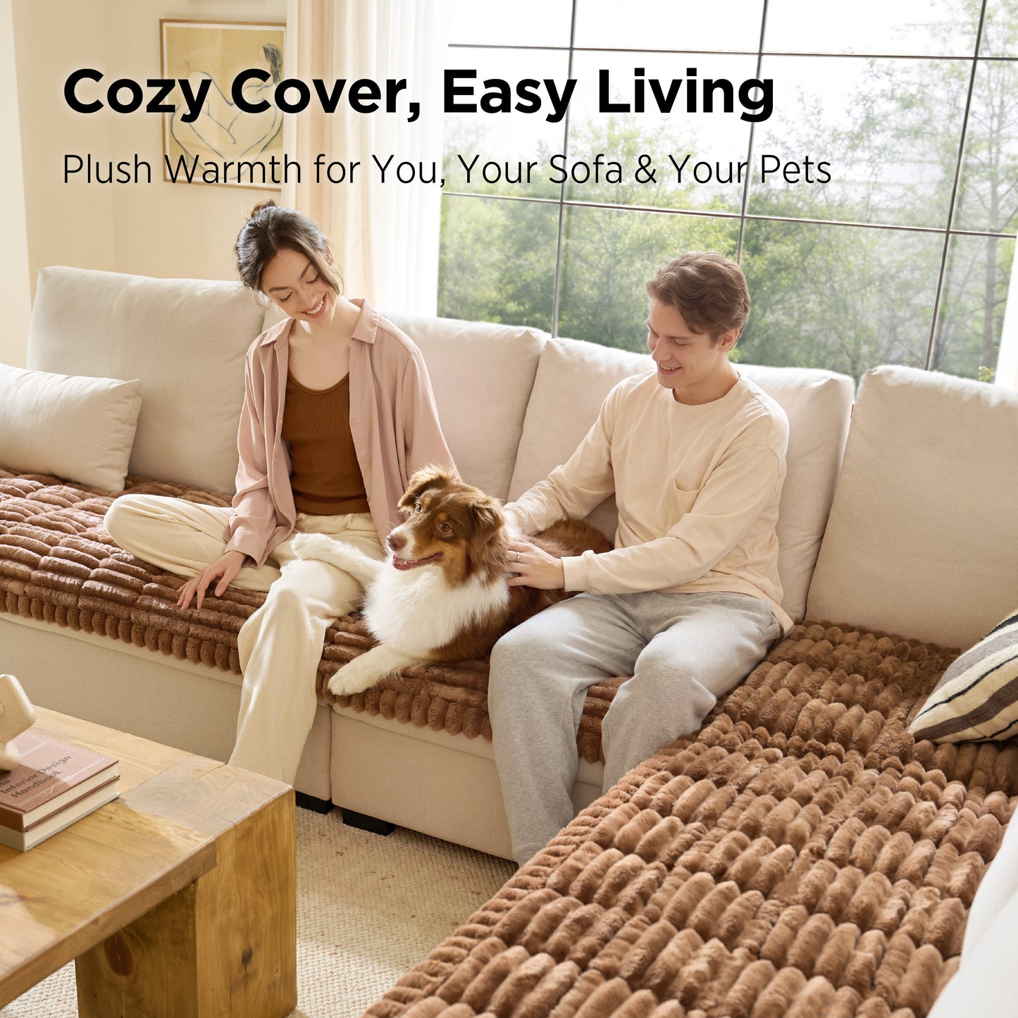 Comfy Fleece Pet Sofa Cover