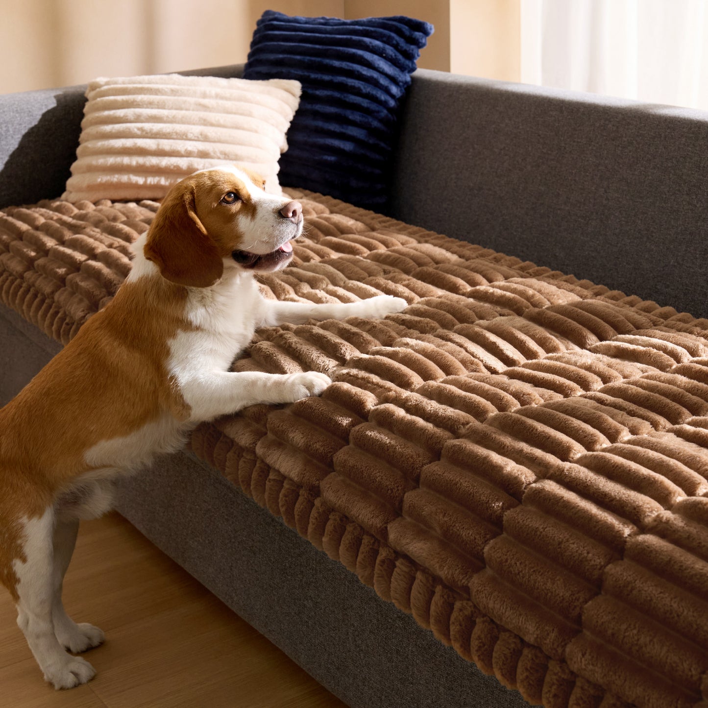 Comfy Fleece Pet Sofa Cover