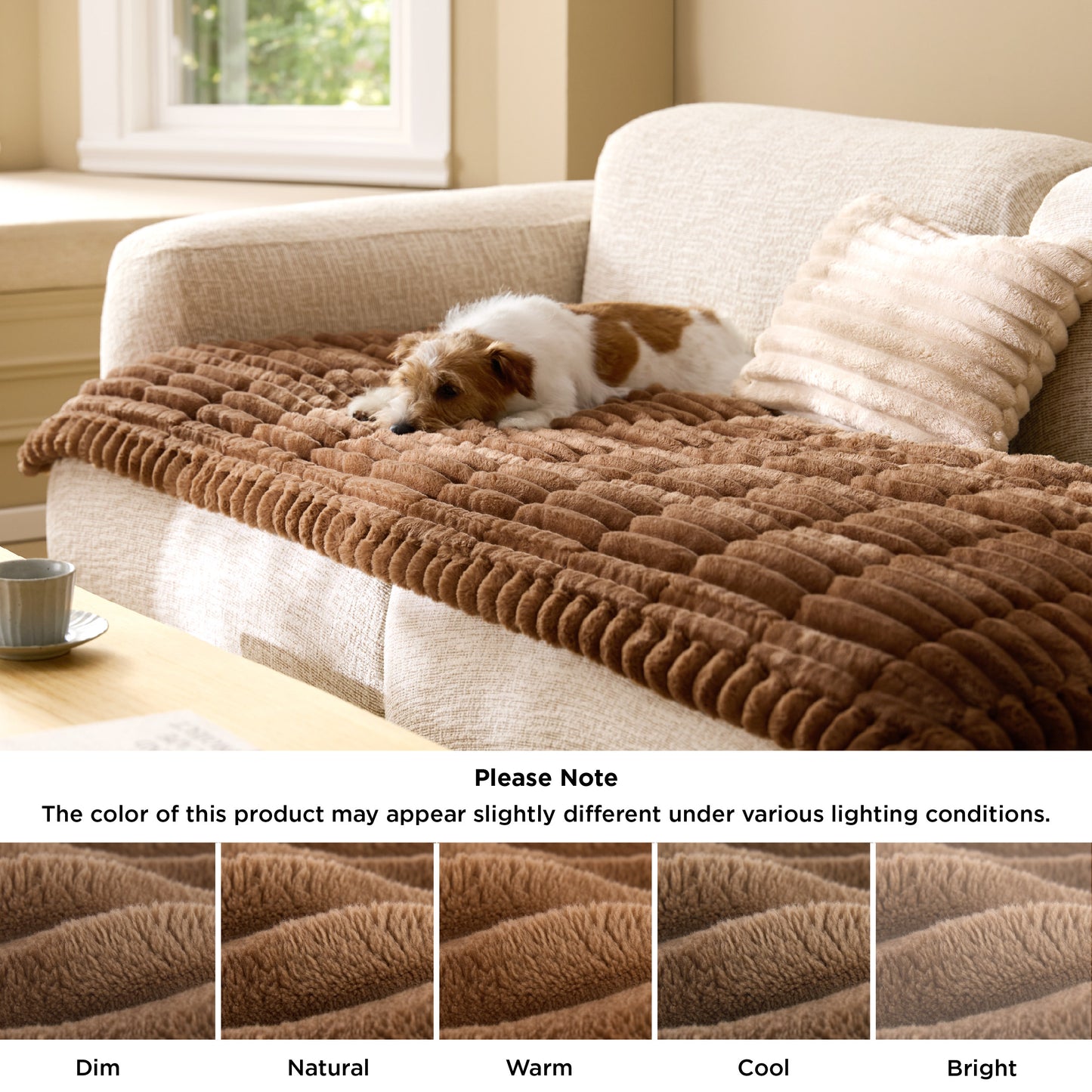 Comfy Fleece Pet Sofa Cover