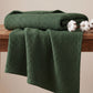 Pure Cutton Baske Weave Blanket