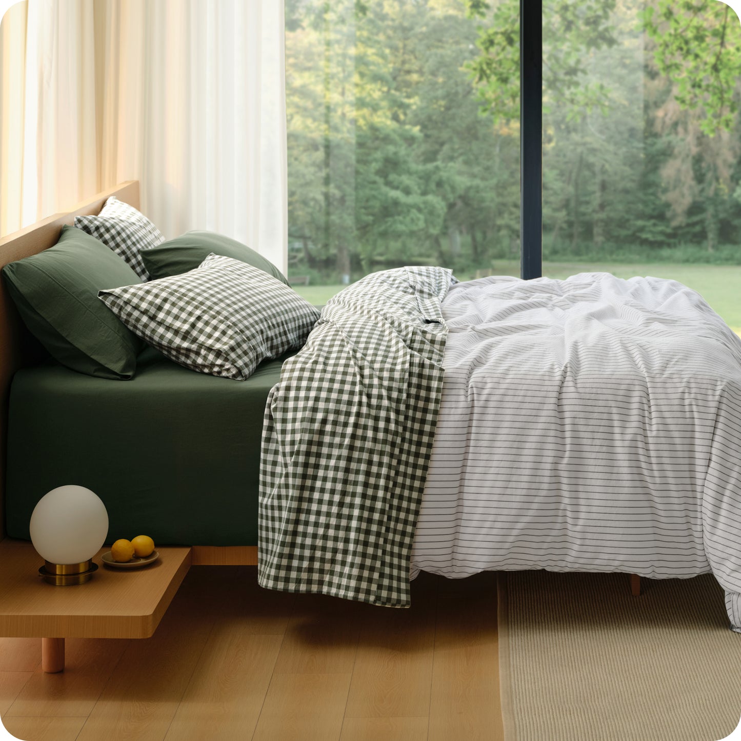 PureWoven™ 6-Piece Washed Cotton Sheet Set