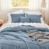 Pinch Pleat Comforter Set