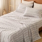 Cotton-Like Striped Sheet Sets