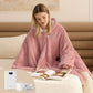 GentleSoft® Heated Shaggy Fleece Blanket Hoodie