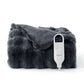 Bubble Faux Fur Heated Blanket