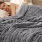 GentleSoft® Bubble Sherpa Fleece Blanket