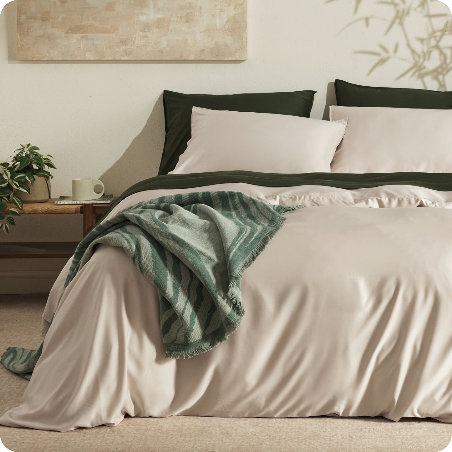 PureWoven™ Organically Grown Bamboo Viscose Duvet Cover Set