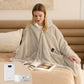 GentleSoft® Heated Shaggy Fleece Blanket Hoodie