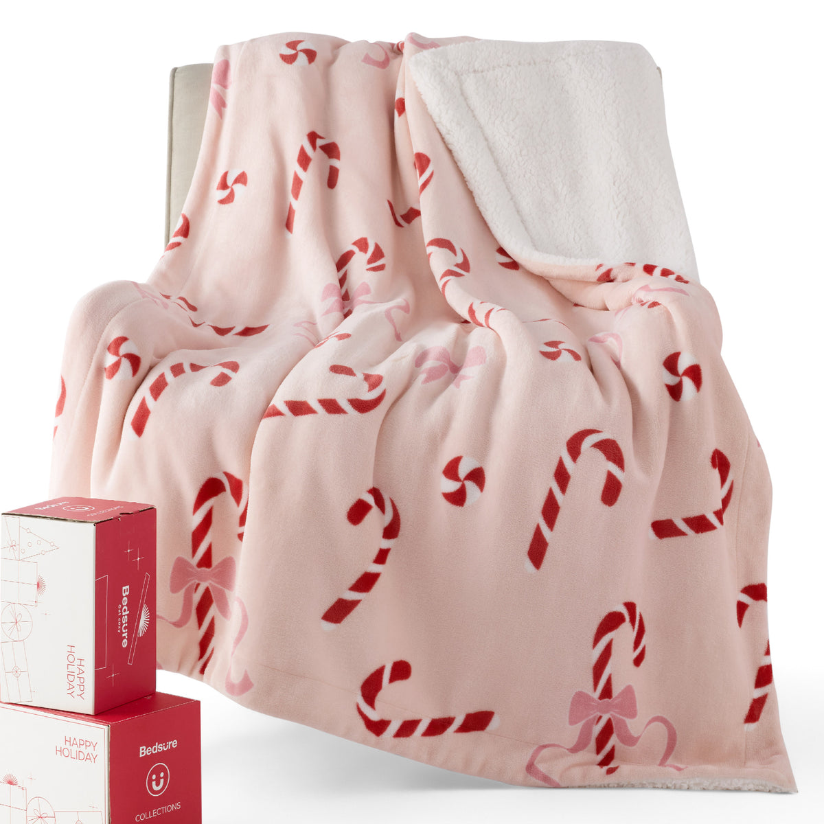 Christmas Fuzzy Sherpa Blanket