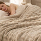 GentleSoft® Bubble Sherpa Fleece Blanket