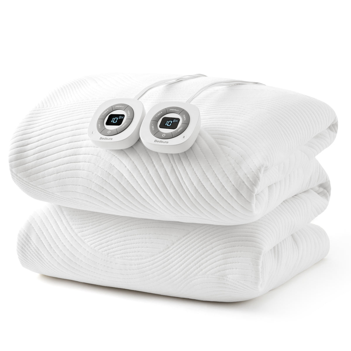 Luxury Jacquard Heated Mattress Pad