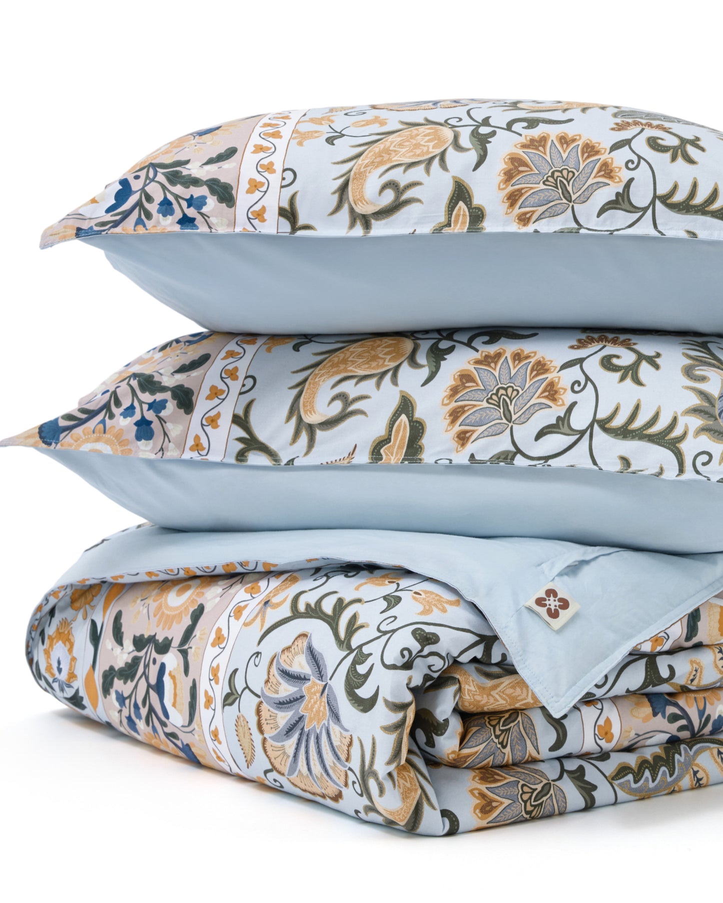 PureWoven™ 100% Cotton Patterned Duvet Cover Set