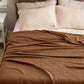 100% Cotton Herringbone Woven Blanket