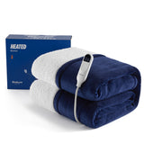 Solid Flannel Heated Blanket