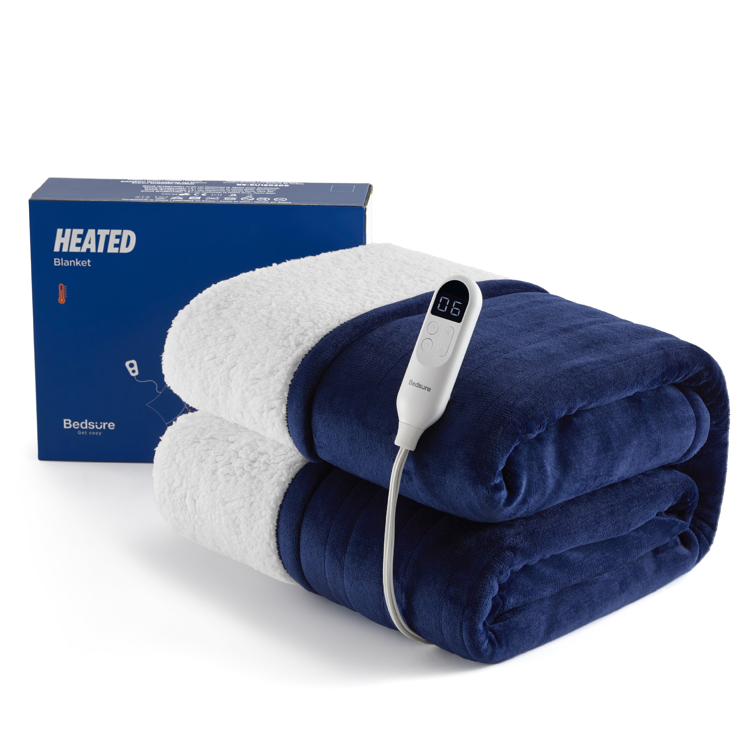 Bedsure Electric Heated Flannel Blanket