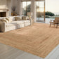 Faux Cashmere Jute-Look Area Rug