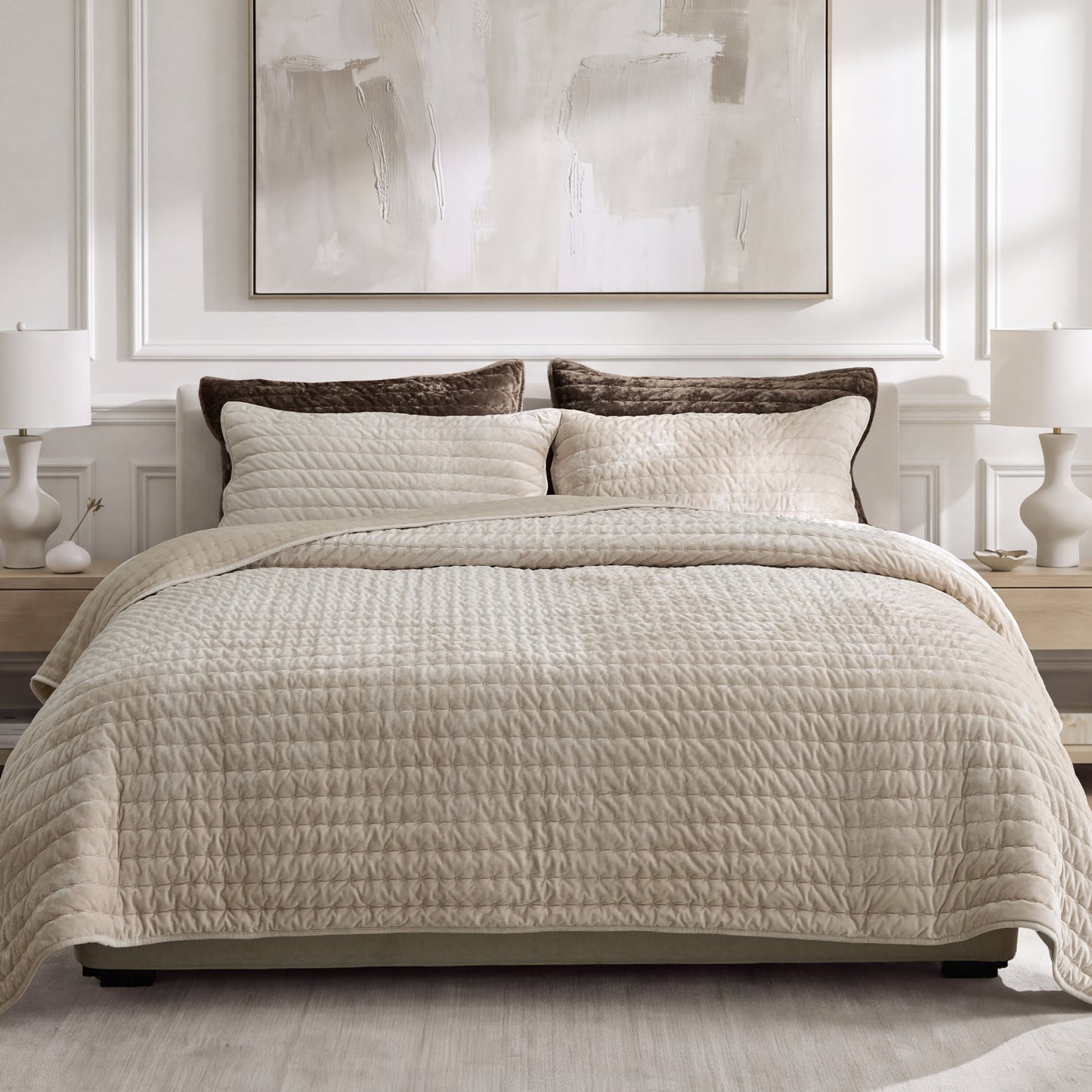 Luxury Velvet Quilt Set