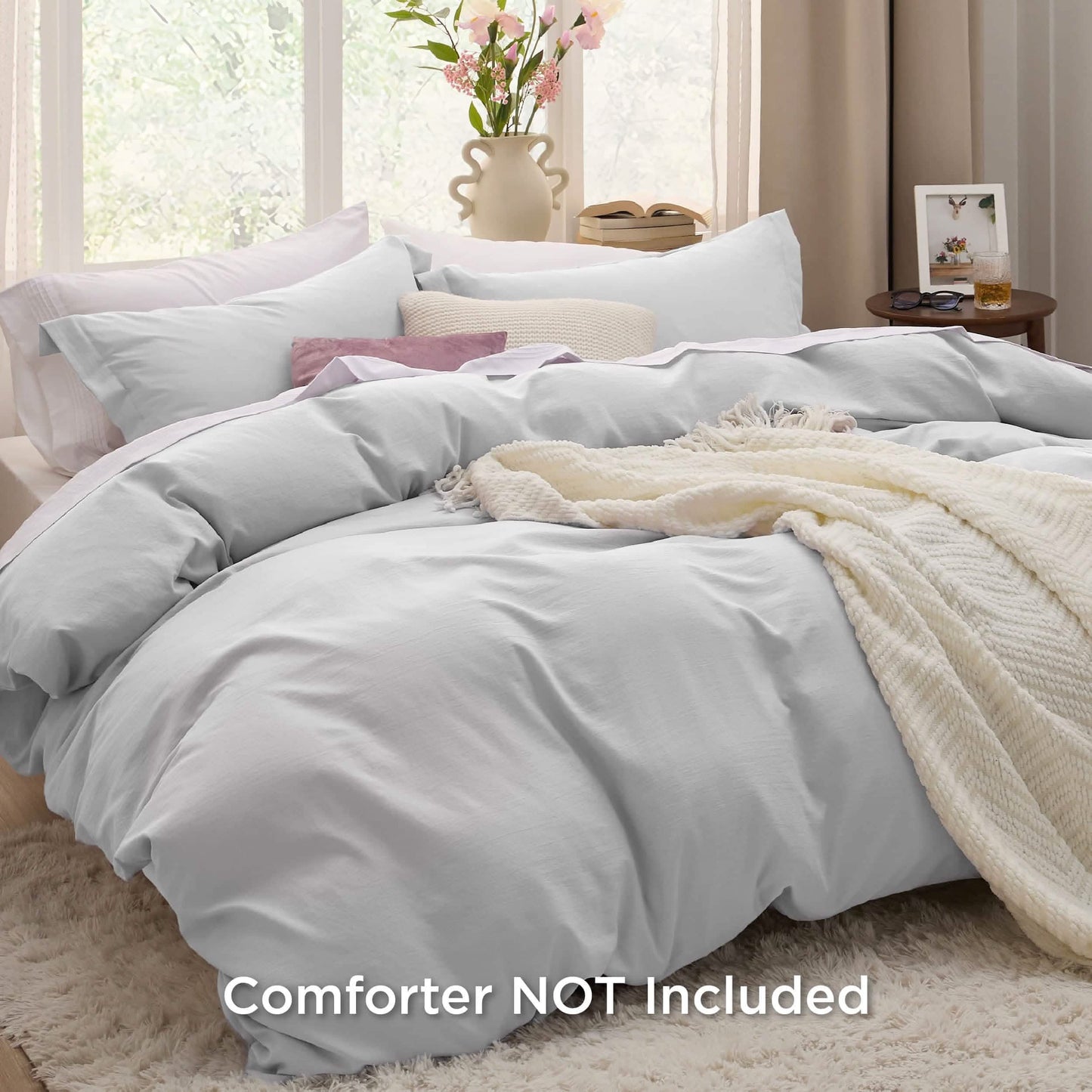 Prewashed Polyester Microfiber Duvet Cover Set