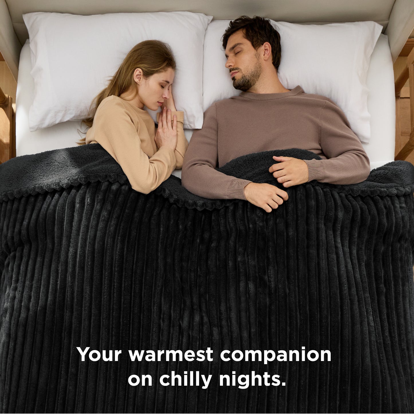 GentleSoft® Ribbed Heated Blanket