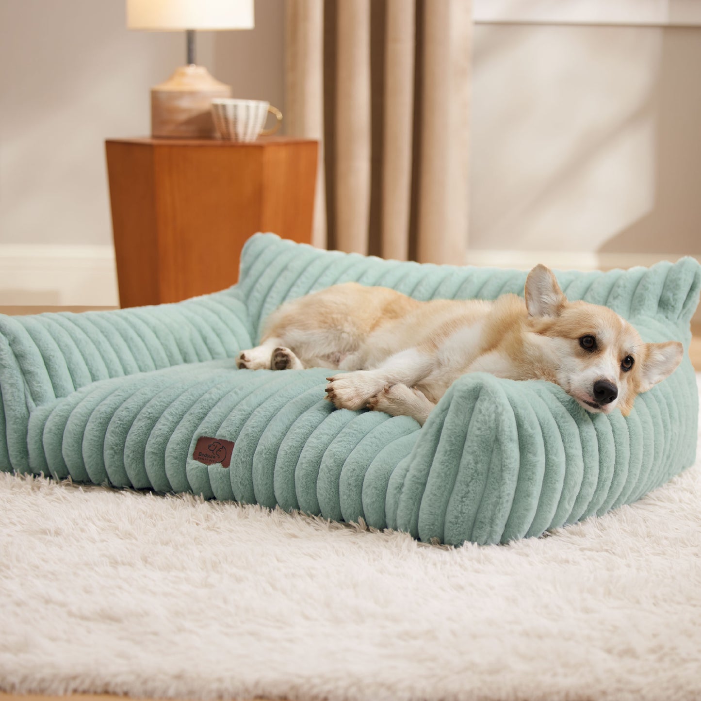 Corduroy Fleece Cat Couch