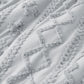 Boho Tufted Embroidery Duvet Cover Set