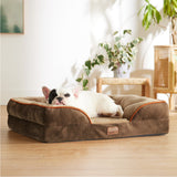 Orthopedic Flannel Dog Sofa