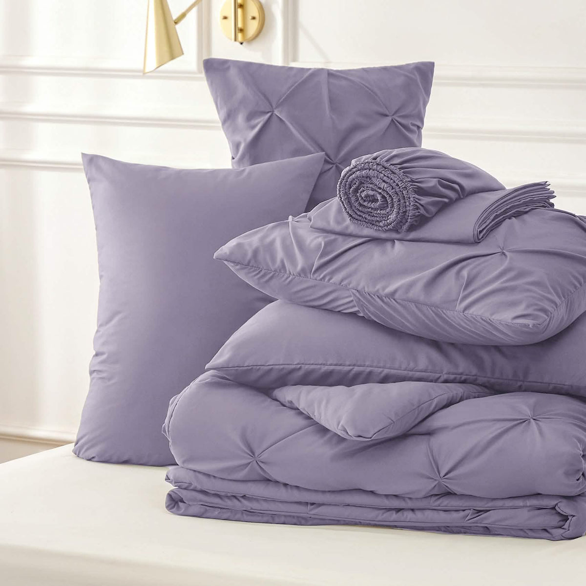 Pintuck Bed-in-a-Bag