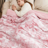 Faux Fur Sherpa Fleece Blanket