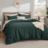 Cotton Waffle Weave Comforter Set