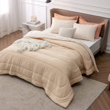 Reversible Warm and Cooling Comforter Set