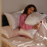 Marilyn Monroe™ Silk Pillowcase Champagne Right