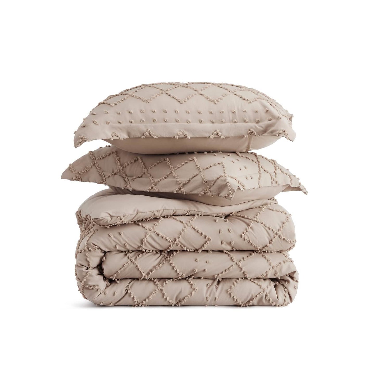 Tufted Embroidery Comforter Set