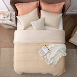 Reversible Warm and Cooling Comforter Set