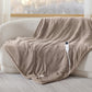Solid Flannel Heated Blanket