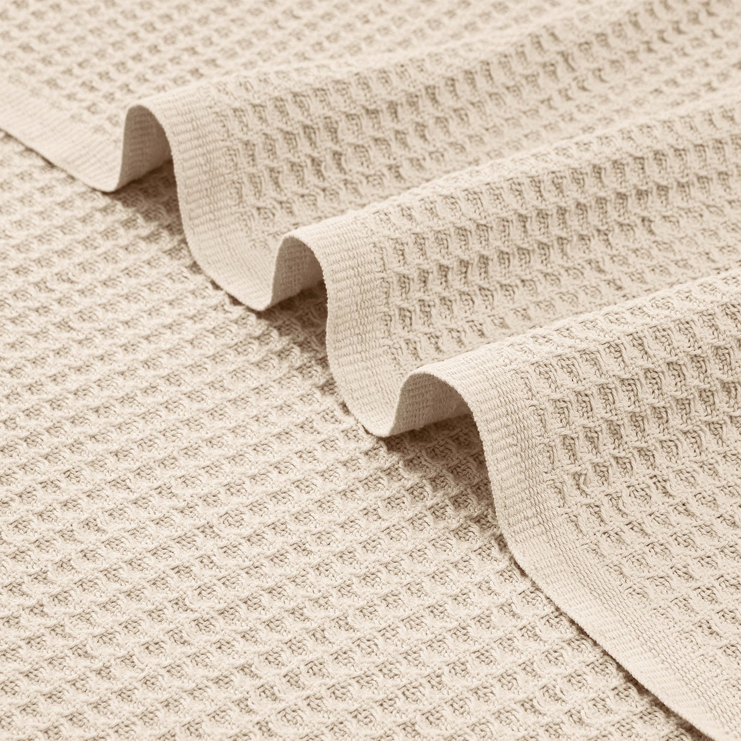 GentleSoft™ Cotton Waffle Weave Blanket