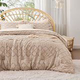 Boho Tufted Embroidery Comforter Set