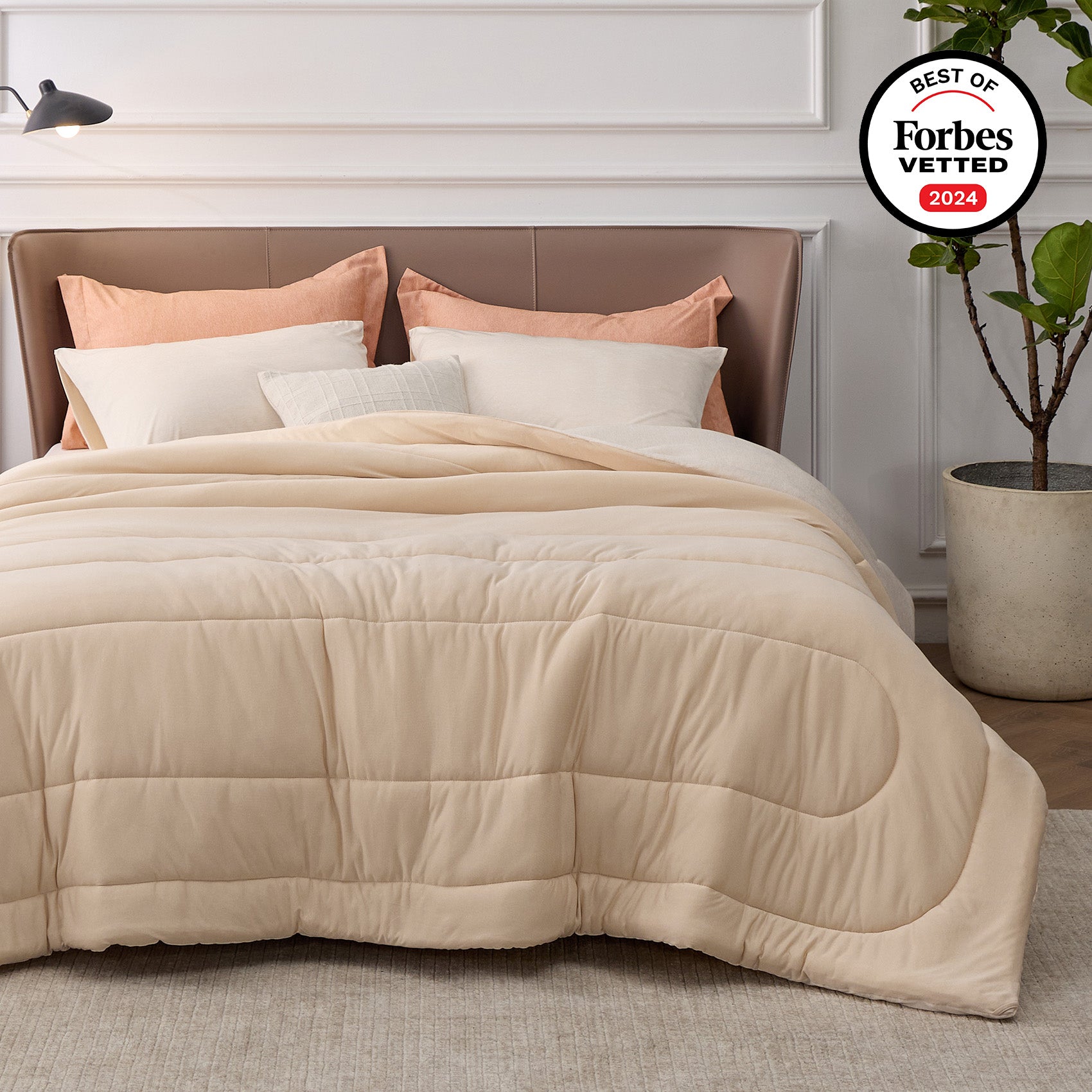 Reversible Warm and Cooling Comforter Set