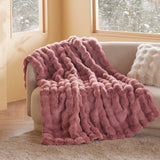 Bubble Faux Fur Blanket