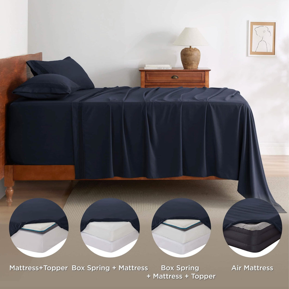 GentleSoft™ Moisture-Wicking Sheet Set