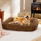 Corduroy Fleece Pet Bed