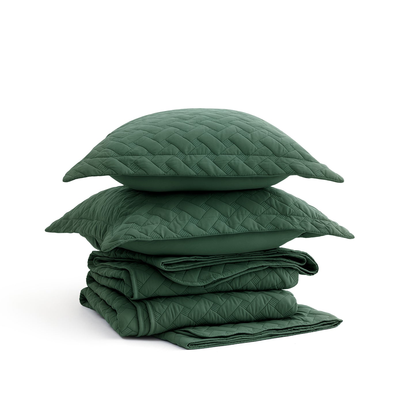 GentleSoft™ Basket-weave Quilt Set