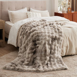 Bubble Faux Fur Blanket