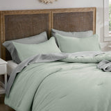 Cotton Waffle Weave Comforter Set